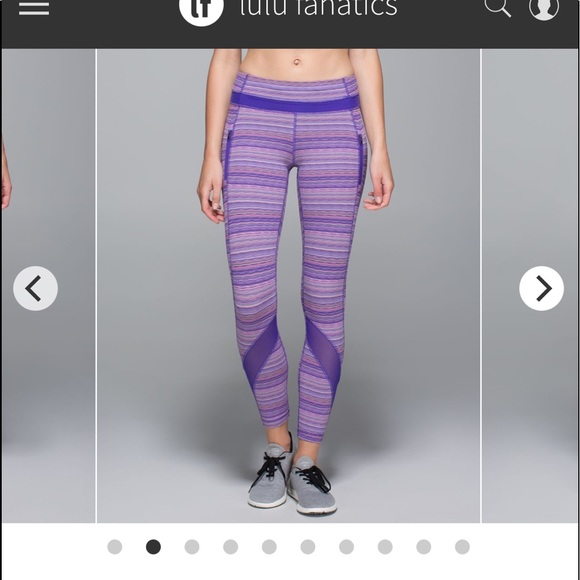 lululemon athletica Pants - Lululemon womens inspire tight ll mesh zipped pockets leggings
